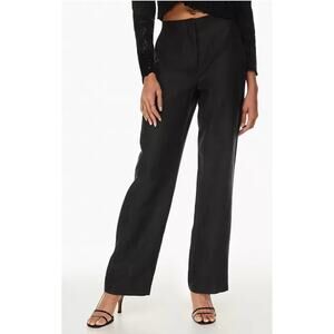 Wilfred Sonata Linen Pants in Black - Size 8